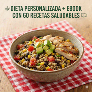 3️⃣ Dieta Personalizada + Ebook con 60 Recetas Saludables